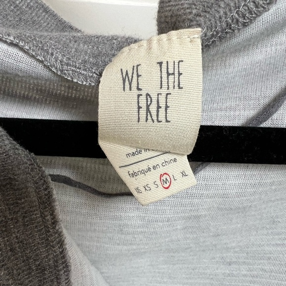 We the Free Gray Boat Neck Zipper Long Sleeve Sweater (Medium) - Picture 7 of 7